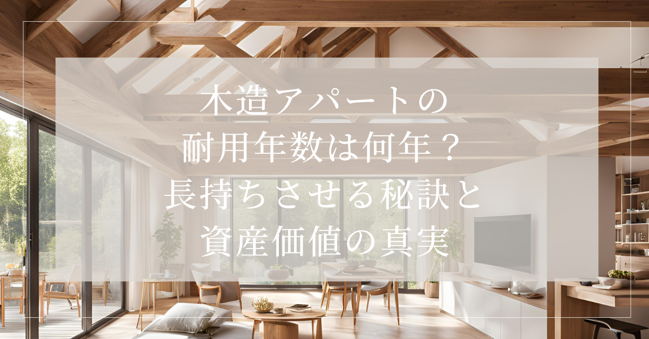 木造アパート耐用年数